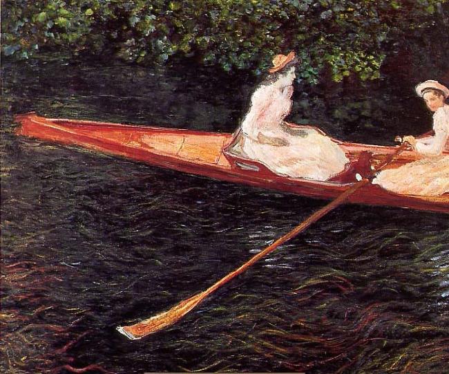 Claude Monet Boat on the Epte oil painting picture